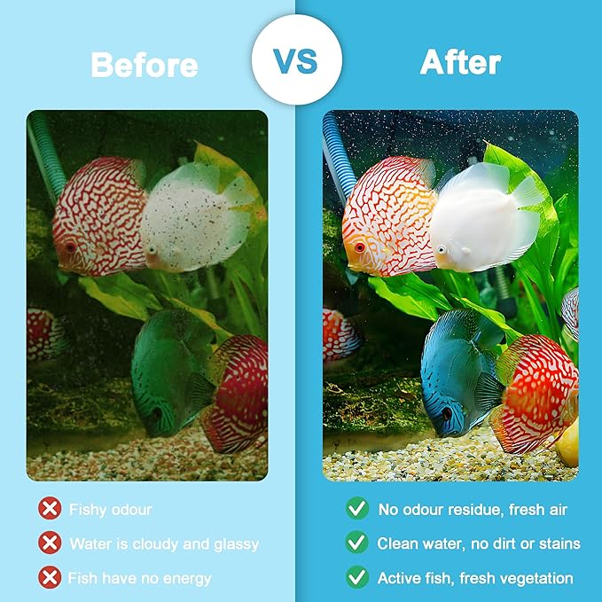 16 Pack Large Replacement Filter Cartridges Compatible with Tetra Whisper Bio-Bag Filters Large Aquarium Filter Cartridges for Whisper 20i/40i IQ20/30/45/60-PurrikoPets