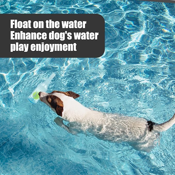 Dog Squeaky Floating Toy for Small Medium Large Dogs Training Fetch Indestructible Dog Chew Toys Indoor Pool Beach Outdoor Pet Supplies Blue S-PurrikoPets
