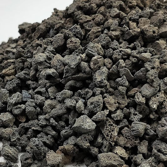 2 lbs Black Lava Rocks for Plants,1/4 Inch Crush Volcanic Rock Pumice Soil Additive for Succulent Aquarium Cactus Bonsai Fire Pits and Garden Landscaping-PurrikoPets