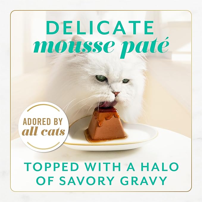 Fancy Feast Gems Pate Cat Food Mousse With Tuna and a Halo of Savory Gravy Cat Food - (Pack of 8) 4 oz. Boxes-PurrikoPets