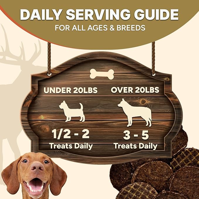 Gaines Family Farmstead Elk Chips for Dogs – 4 oz, Natural Single-Ingredient Dog Treats, High-Protein Rawhide-Free Chews, Healthy Grain-Free Snacks, Made in USA-PurrikoPets