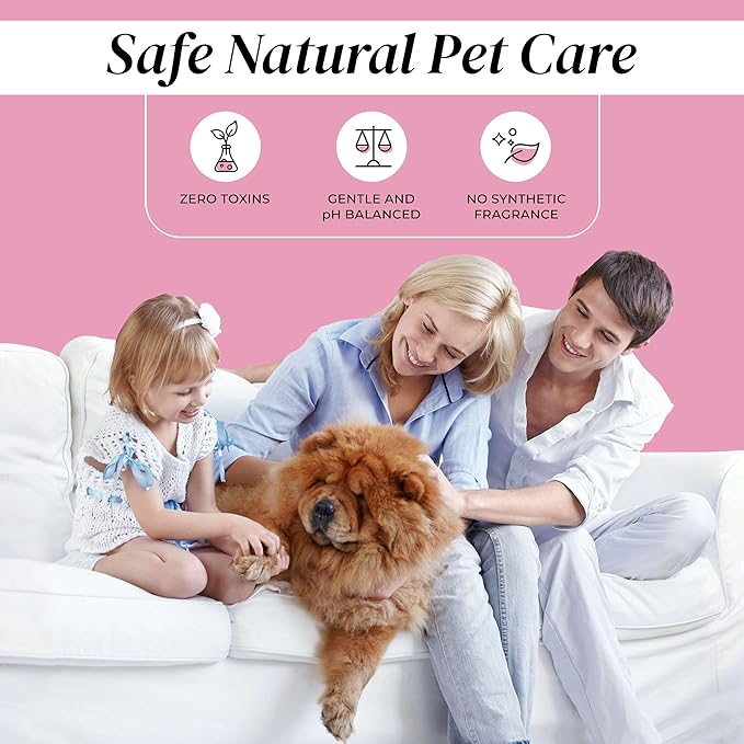 Dog Paw Cleaner - 5.1 Fl Oz of Alcohol Free Paw Cleansing Spray - Made with Rosewater, Aloe, Copaiba Oil, and Lemongrass Oil to Nourish and Clean Paws - Made in The USA-PurrikoPets