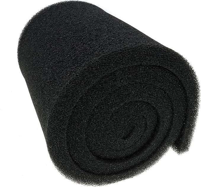AFA Aquarium Filter Media Sponge Pad, Fish Tank Bio Open Cell Coarse Foam Block Foam Pre Filter Sponge Material (12" x 72" x 1" 25ppi)-PurrikoPets