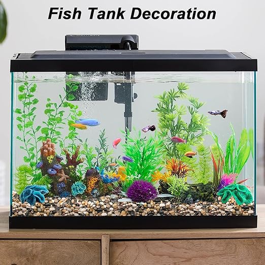 Fish Tank Rocks,Virekm River Rocks, Decorative Ornamental Pebbles Garden Landscaping Stones Gravel Filler for Home Decoration Flower Bed Fish Tank Plants Vases Succulents (10 Pounds)-PurrikoPets