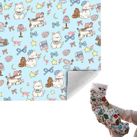 21.7" Cat Grooming Wrap Cat Wrap for Cutting Nails Cat Restraint for Nail Clipping Cat Swaddle Wrap Cat Burrito Wrap M(Within 6lbs) Anti-Scratch Anti-Escape Multifunctional Pet Tool-PurrikoPets