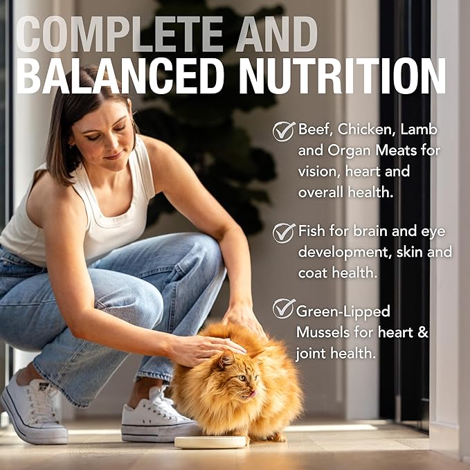Feline Natural Wet Cat Food Variety Pack - Chicken, Lamb, Salmon & Beef Feast, Grain-Free, 3oz Pouches, New Zealand Made, Assorted Single Serve Pates (12 Pack)-PurrikoPets