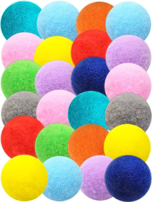 80-Pack Cat Toy Balls 10 Assorted Colors 1.25 Inch Diameter Suitable for All Cat Sizes (Cat Toys Value Pack)-PurrikoPets