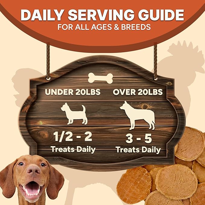 Gaines Family Farmstead Chicken Chips for Dogs – 6 oz Natural, High-Protein Dog Treats, Rawhide-Free Chews, Single Ingredient, Grain-Free, Made in USA-PurrikoPets