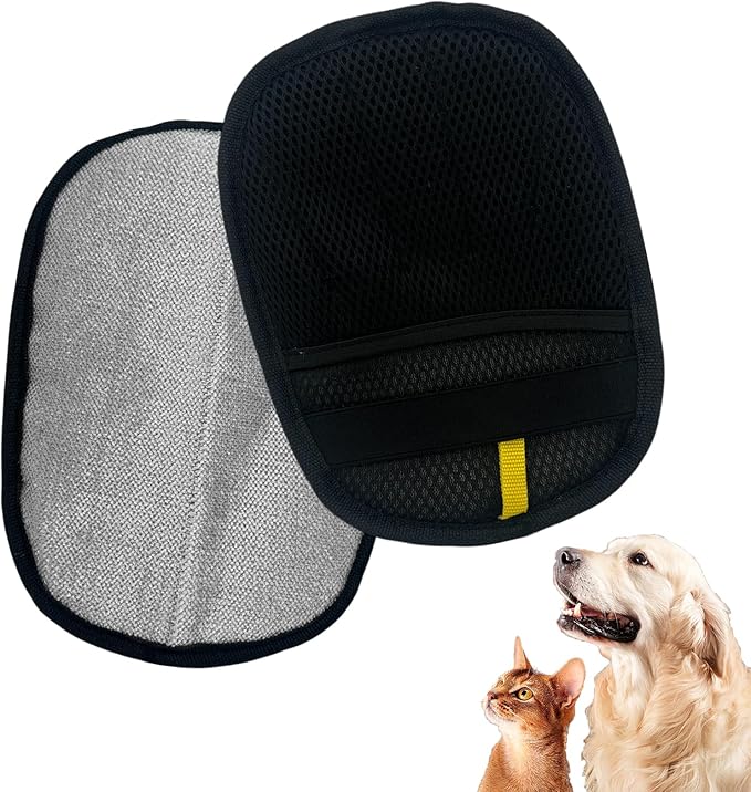 Electrostatic Pet Hair Removal Glove, Reusable Static Removal Gloves for Pets Hair, Versatile Pet Grooming Gloves for Couch, Furniture, Carpet, Car Seat-PurrikoPets