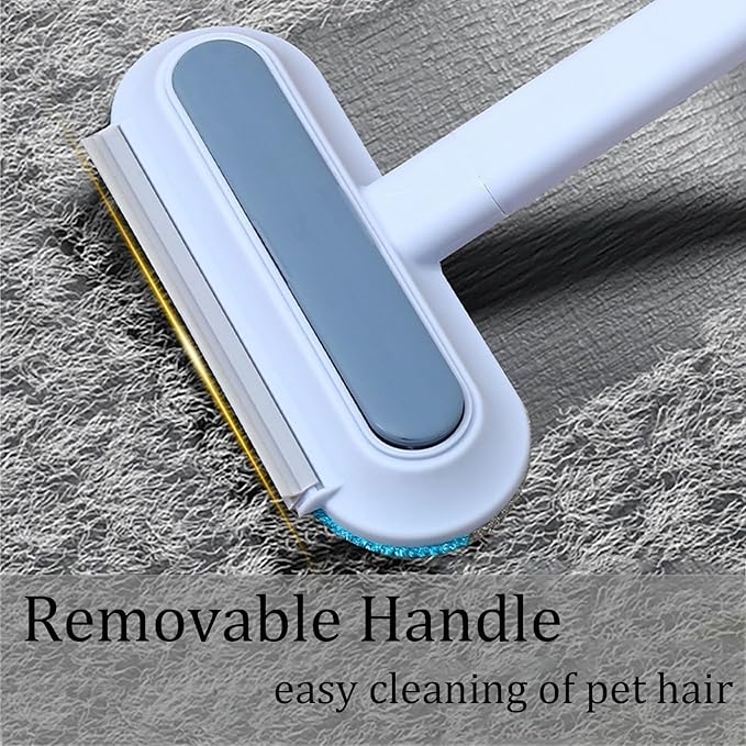 Dog Hair Remover for Couch Reusable Pet Hair Remover Brush 23in Long Handle for Furniture, Couch, Carpet, Clothes-PurrikoPets