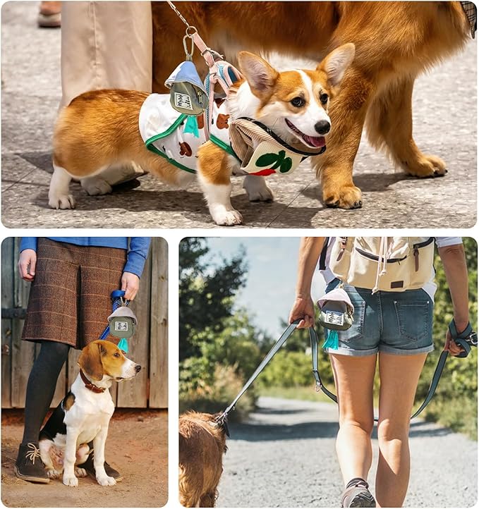 100% Compostable Dog Poop Bags, 270Count Value Pack, BPI Certified, Biodegradable Leakproof Thick Poop Bags for Dogs with Dispenser, Plant-Based, ASTM D6400 & EN 13432 Compliant Pet Waste Bag-PurrikoPets