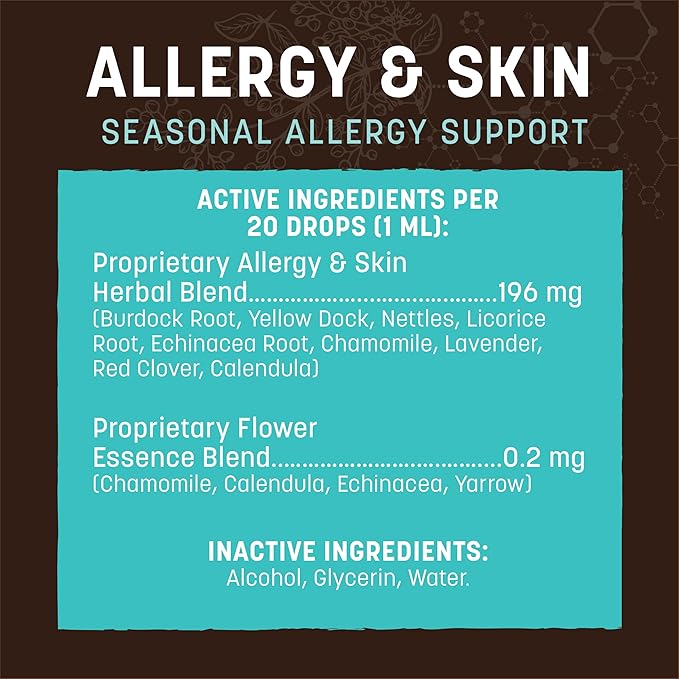 Earth Animal Herbal Remedies | Allergy and Skin | 2 fl oz-PurrikoPets