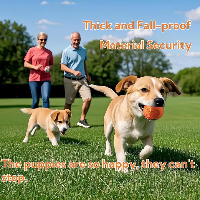 2 Pcs Interactive Dog Toys Dog Ball 2025 New Vibrating Dogs Balls Pet Bounce Bal Smart Jumping Ball-PurrikoPets