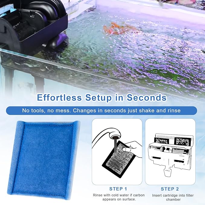 12 Pack Replacement Rite-Size C Filter Cartridges Compatible with MarineLand Penguin PRO Power Filters 275/375 & Original 200/350 Aquarium Fish Tank Replacement Filter Cartridges-PurrikoPets