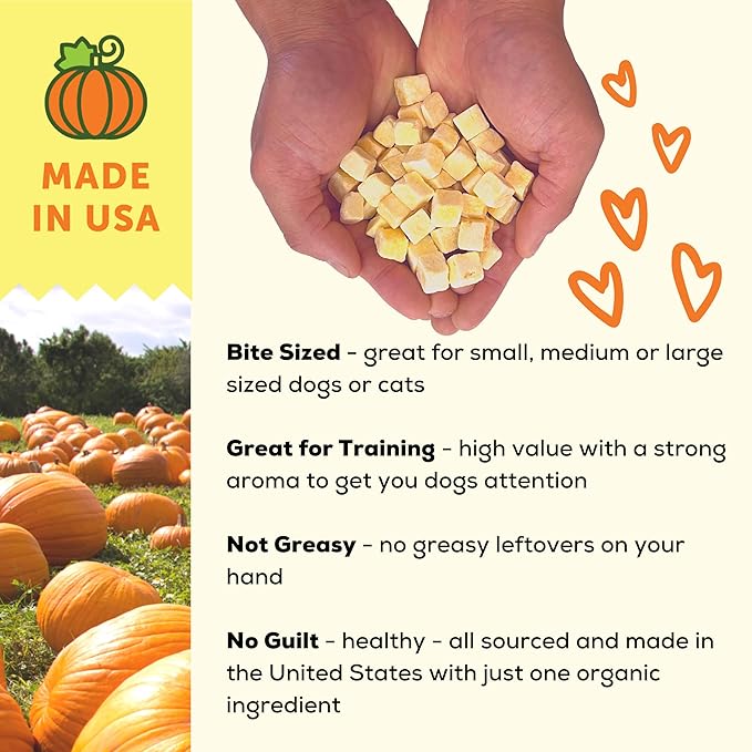 A Better Treat – Organic, Single Ingredient, Freeze Dried Pumpkin, Grass Fed & Finished Beef Liver, Chicken, Sweet Potato Dog Treats & Cat Treats | Natural, Healthy, Diabetic Friendly | Made in USA-PurrikoPets