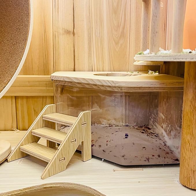 DR.DUDU Hamster Bath Sand, 2.8lb Dust Free Desert Sand or Potty Litter Sand for Hamster Chinchillas Gerbil Syrian Mice Small Animals (Beige, Flower Smell)-PurrikoPets