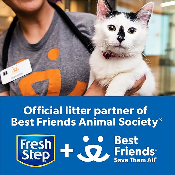 Fresh Step Clumping Cat Litter, Heavy Duty Advanced, Long Lasting 30-Day Odor Control with Odor Eliminating Carbon, 17.5 lb-PurrikoPets