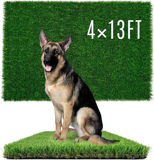 Dogs Grass for Potty Training, Artificial Grass for Dogs Puppy Fake Grass Pads 4x13ft Large Supplies Pets Litter Rugs for Puppy Training-PurrikoPets