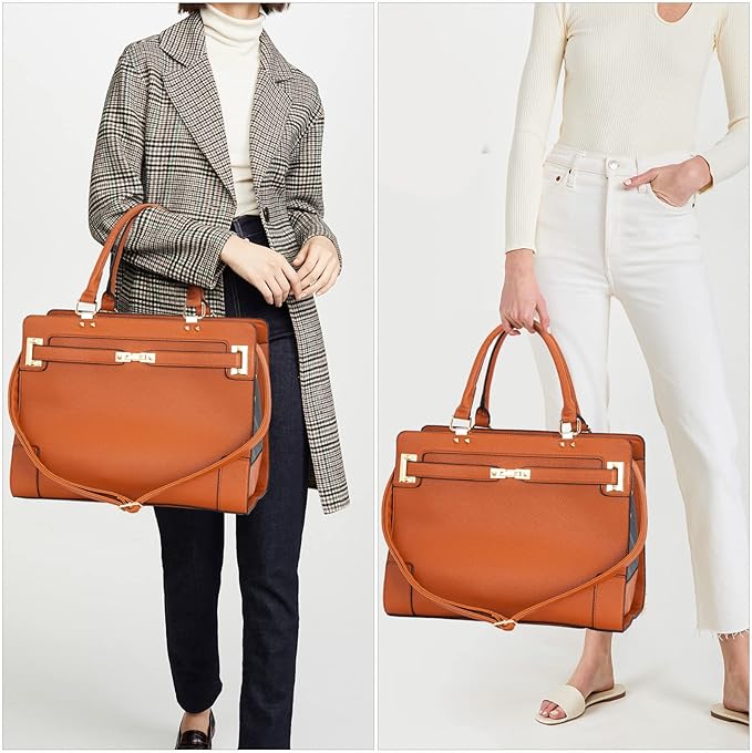 Fashion Pet Carrier Dog Cat Carrier Purse Soft-Sided Leather Handbag Pet Tote Bag for Small Dogs Puppy and Cats TSA Airline Approved (Brown)-PurrikoPets