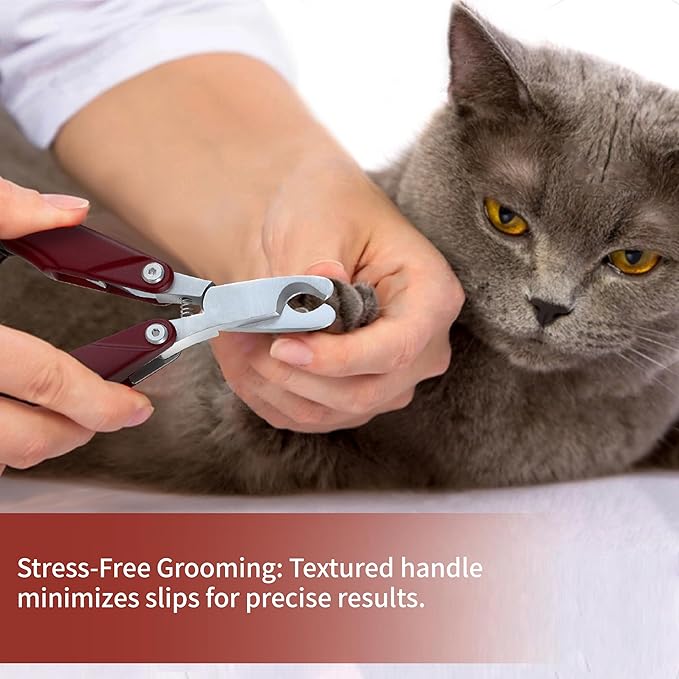Dog Nail Trimmers & Dog Nail Clippers for Grooming - Small Dog Nail Clippers - Safe and Easy Stainless Pet Supplies-PurrikoPets