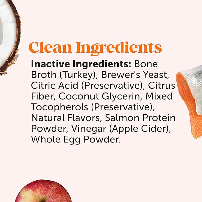 Dog Joint Supplement with Salmon Oil for Dogs - Ease Stiffness, Reduce Discomfort & Support Joint Mobility Liquid Supplement, Dog Food Topper Bone Broth with Glucosamine for Dogs (12 oz)-PurrikoPets