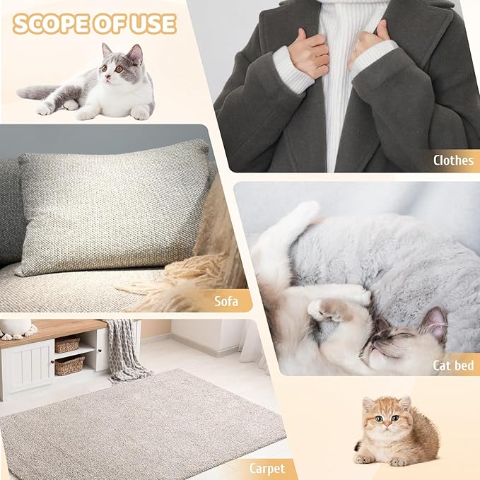 2 Pcs Pet Hair Remover Gloves, Reusable Electrostatic Hair Removal Glove-PurrikoPets