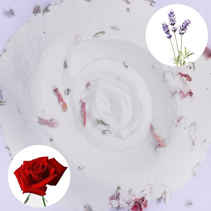 DR.DUDU Hamster Bath Sand, 6.6lb Dust Free Desert Sand or Potty Litter Sand for Hamster Chinchillas Gerbil Syrian Mice Small Animals (White, Flower Smell)-PurrikoPets