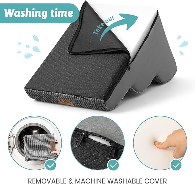 Dog Stairs for Small Dogs 19.7" H, Curved Dog Step for Puppy, Older or Cat, Medium Pet Ramp for Sofa, Couch or Bed, Ladder with High Density Foam, 15.7x28.3x19.7 inch, 4 Step, Light Grey-PurrikoPets