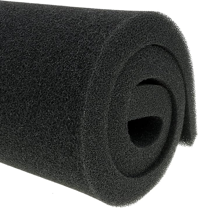 ALEGI Aquarium Filter Media Foam Material Cut to Fit, 36" x 12" x 1" / 72" x 12" x 1" Bio Pre Filter Sponge Pad Sheet for Fish Tank (12" x 72" x1"-30ppi)-PurrikoPets