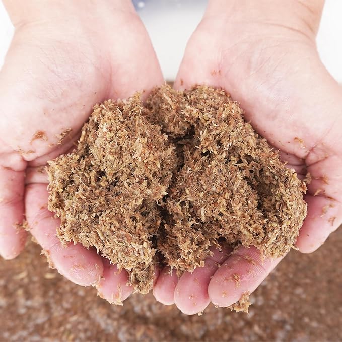 2 Quarts Organic Fiber Substrate for Pet Snail, Ideal Snail Terrarium Accessories for Retains Moisture-PurrikoPets