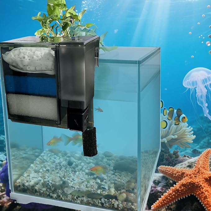 2 Sets of Upgraded Three-Stage Filtration Fish Tank Filter for AquaClear 70 Power Filter, 2 Set of Replacement Maintenance Kit for Fish Tank Filter for 40- to 70-Gallon Aquariums-PurrikoPets