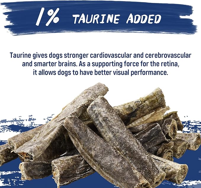 Dog Treats, Cod Skins Dog Treat with Taurine, One-Ingredient Grain-Free Chew Fish Skin Rolls Rich in Omega3, 8 oz-PurrikoPets