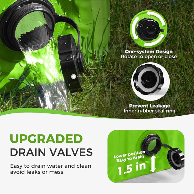 Furrybaby Dog Pool, Foldable Dog Pools for Large Dogs Portable Kiddie Pool Pet Doggie Wading Swimming (Green 63'') Indoor and Outdoor-PurrikoPets