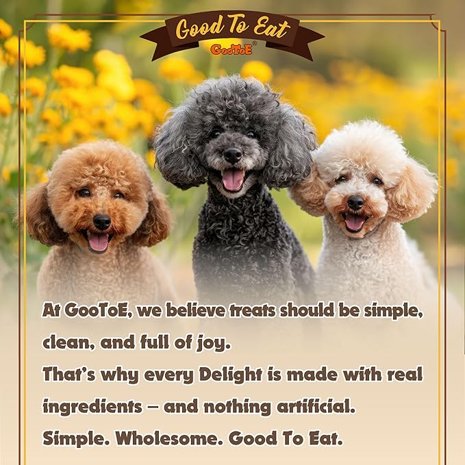 Gootoe Turkey Tendon Dog Treats, Stick (M) 3.17 oz, USA-Sourced Turkey Tendon, Natural Snack, Premium Puppy Chews, Hypoallergenic, Rawhide Free, Reseal Value Bags, Size for Medium Dogs-PurrikoPets