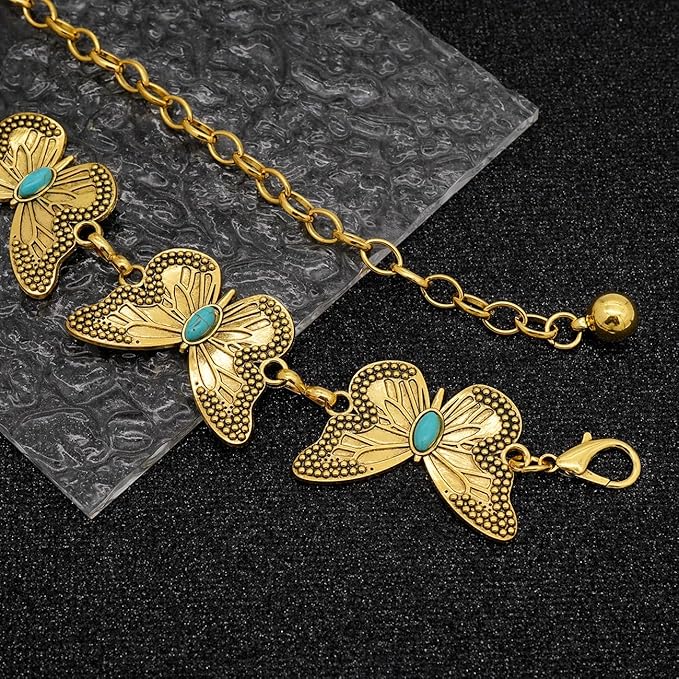 Waist Chain Belts Women Girls Metal Belly Link Adjustable Waist Belt for Jeans and Dress