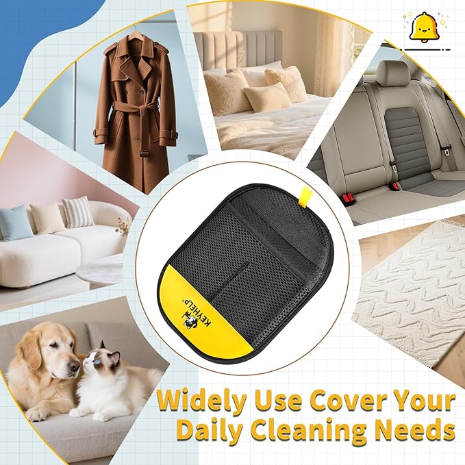 2Pcs Pet Hair Removal Glove for Dogs & Cats, Newly Upgraded Reusable Electrostatic Pet Hair Gloves, Pet Hair Remover Tool for Clothing, Couch, Carpet, Car Seat-PurrikoPets