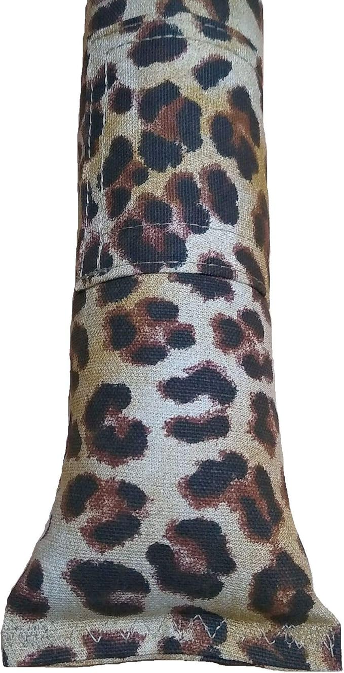 15" Leopard Print Catnip Cat Kicker Toy with Refillable Pocket (Kickers Filled with 1 oz Premium Canadian Catnip)-PurrikoPets