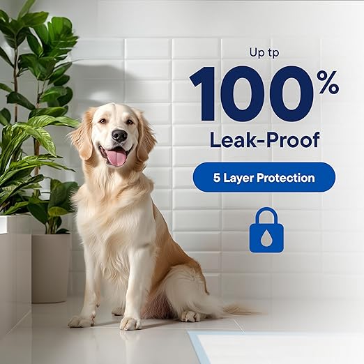 Dog Pads Large Pet Pee Pads for Dogs & Puppy Training 28" x 30" Potty Pads for Dogs [50-COUNT] Leak-Proof Dog and Puppy Pads - Quick-Dry Surface - Heavy Duty Absorbent Disposable Dog Wee Pad Bulk Pack-PurrikoPets