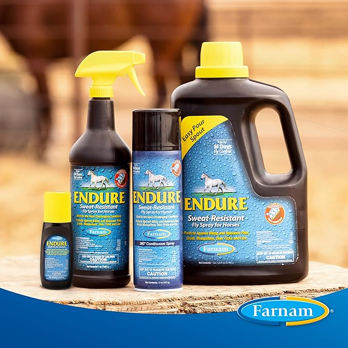 Farnam Endure Roll-On Fly Repellent for Horses, for Sensitive Areas, 3 Ounces-PurrikoPets