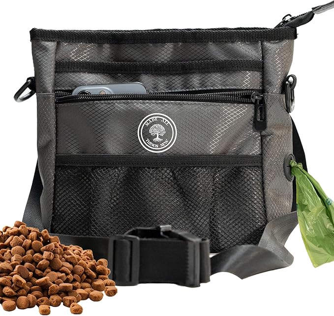 Dog Poop Holder with Dog Poop Bag Dispenser for Responsible Pet Owners - Leave no Trace!-PurrikoPets