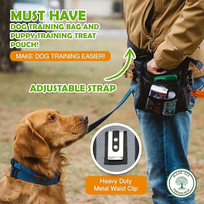 Dog Poop Holder with Dog Poop Bag Dispenser for Responsible Pet Owners - Leave no Trace!-PurrikoPets