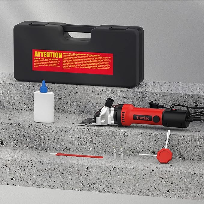 550W Professional Electric Sheep Clipper, 6 Speeds Heavy Duty Dog Shears for Thick Fur-PurrikoPets