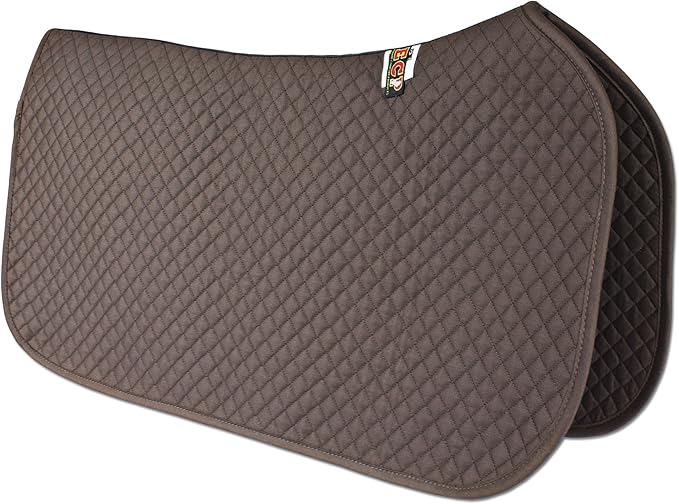 ECP Equine Comfort Products All Purpose Diamond Quilted Western Saddle Pad for Injury Prevention, Breathable, Hypoallergenic, Shock-Absorbing Cushion for Horse Comfort-PurrikoPets