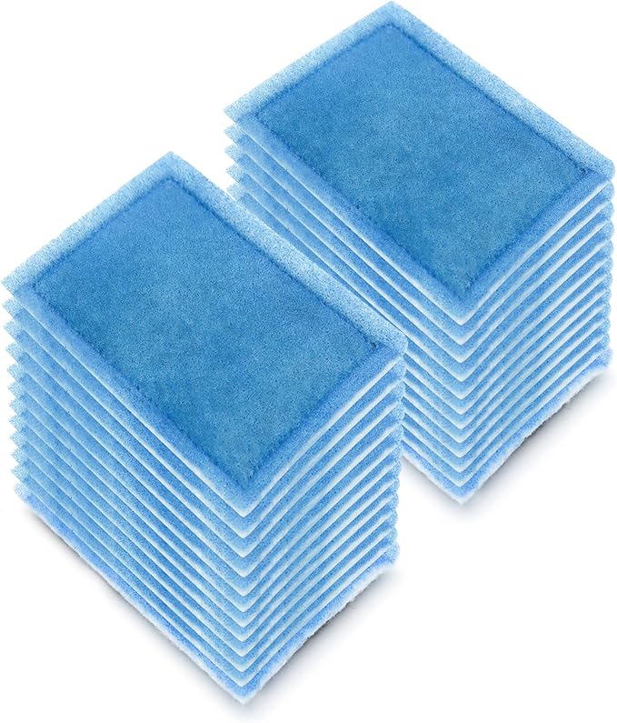 24 Pack Aquarium Filter Cartridge Rite-Size B Filter Cartridges Compatible with PRO Power Filters 100/125/175 Power Filter 150-PurrikoPets