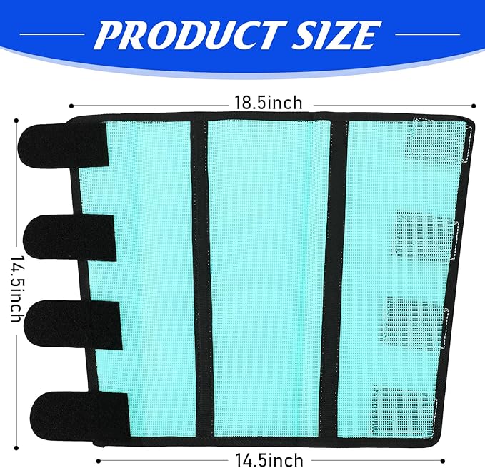 8 Pcs Mesh Fly Boots for Horse Breathable Mesh Horse Boots Protective Horse Leg Wraps Horse Leggings for Preventing Flies and Mosquitoes Bites (Light Pink, Dark Pink)-PurrikoPets