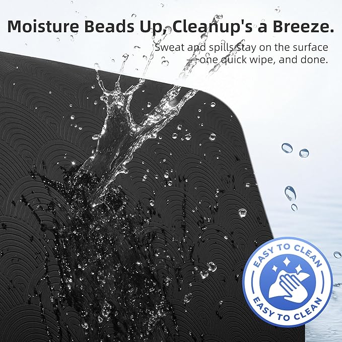 Extra Large Yoga Mat - 72"x35", 72"x48", 78"x57" - Wide TPE Exercise Mat for Home, Stretching, Couples & Family Workouts - 6-12mm Thick, Non-Slip & Waterproof - with Carry Bag and Straps-PurrikoPets