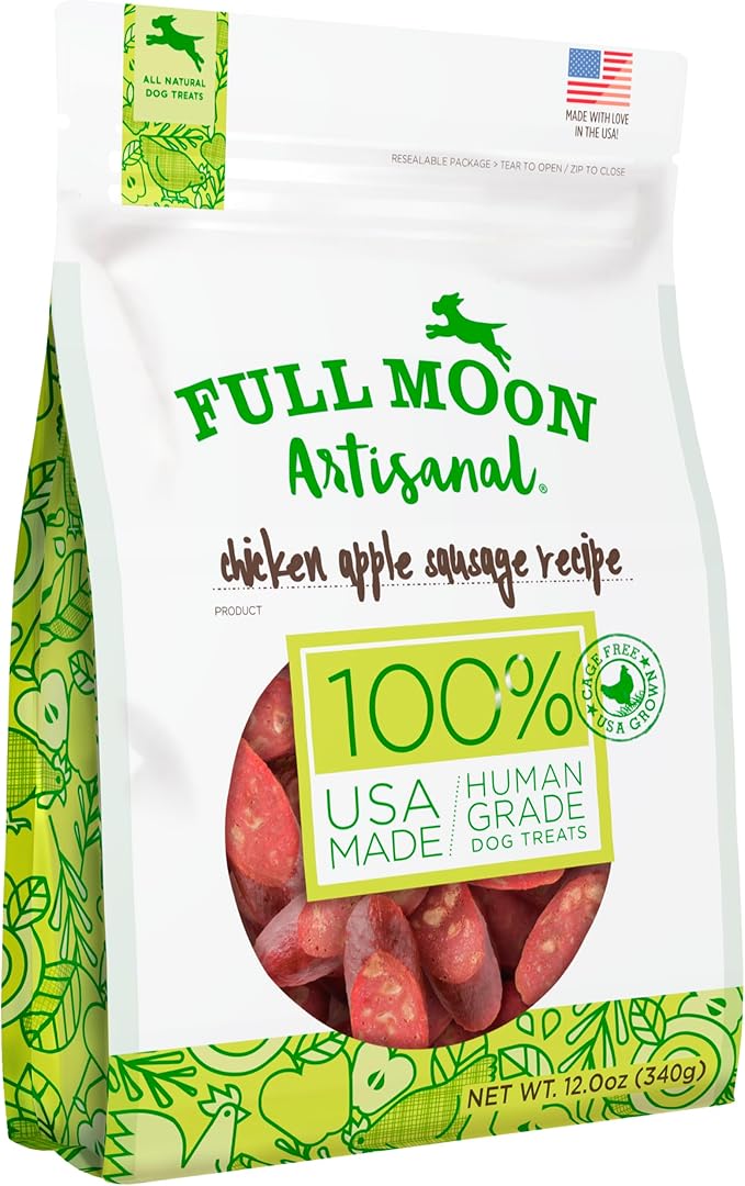 Full Moon Chicken Apple Sausage 12.0 oz-PurrikoPets