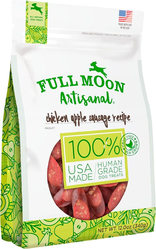 Full Moon Chicken Apple Sausage 12.0 oz-PurrikoPets
