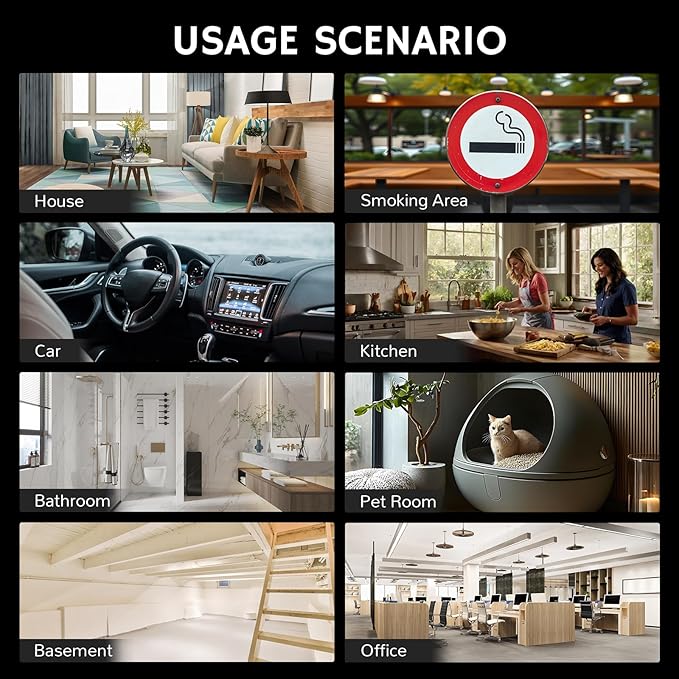 Airthereal DA25 Desktop Ozone Generator, 60,000mg/h High Capacity Odor Eliminator for Smoke, VOCs and Pet Odors, Portable Ozonator for Home, Garage & Car, O3 Air Deodorizer for Area up to 5,000 sq.ft-PurrikoPets