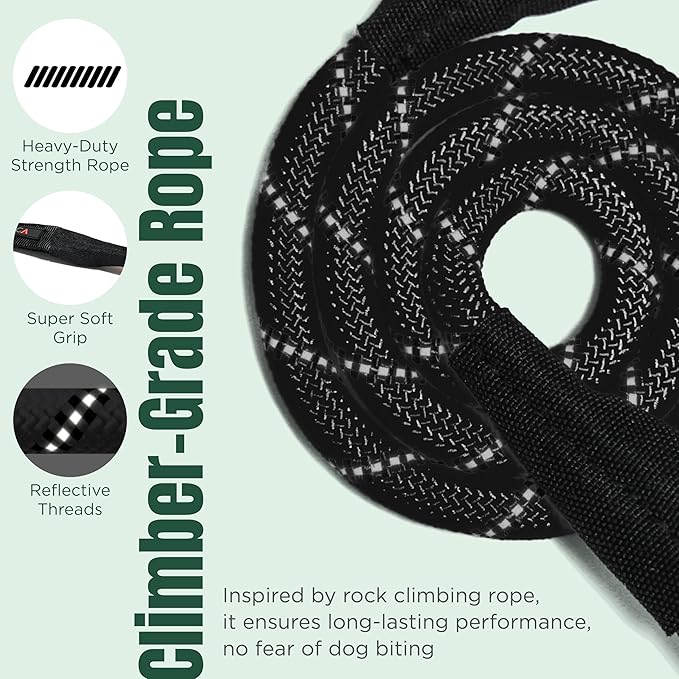 Dog Seat Belt for Car | Universal Dog Car Seatbelt | Durable Reflective Rope with Clip Hook Latch, Buckle and Alloy Carabiner- Safe and Secure Pet Safety Restraint-PurrikoPets